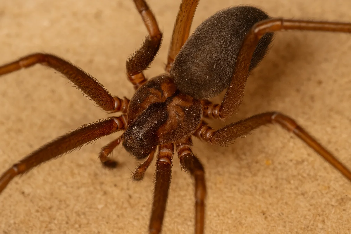 Brown Recluse Spider showing violin marking