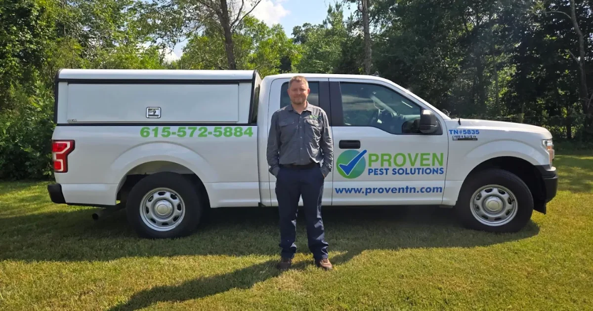Professional pest control technician